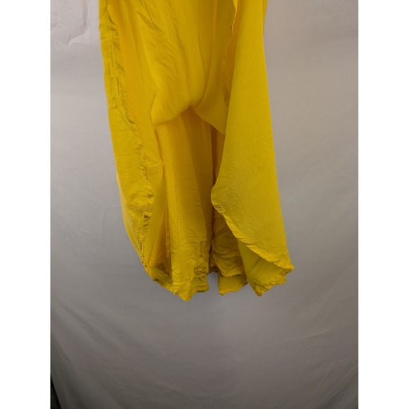 Forever 21 Butter Yellow V Neck Crochet Lace Cami S Y2K Dainty Fairy Layering - Picture 9 of 10